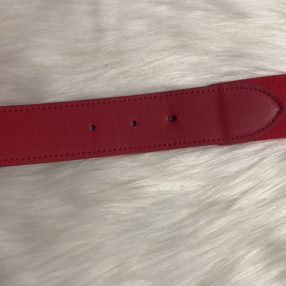 Youth Nike T-Ball or Baseball Red Belt One Size Adjustable 1.5” Thick - Picture 4 of 12